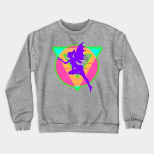 Retro 1980s Fairy Aesthetic Art Crewneck Sweatshirt